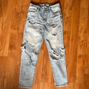 Tobi Super High-Rise Mom Jean crop size 1.